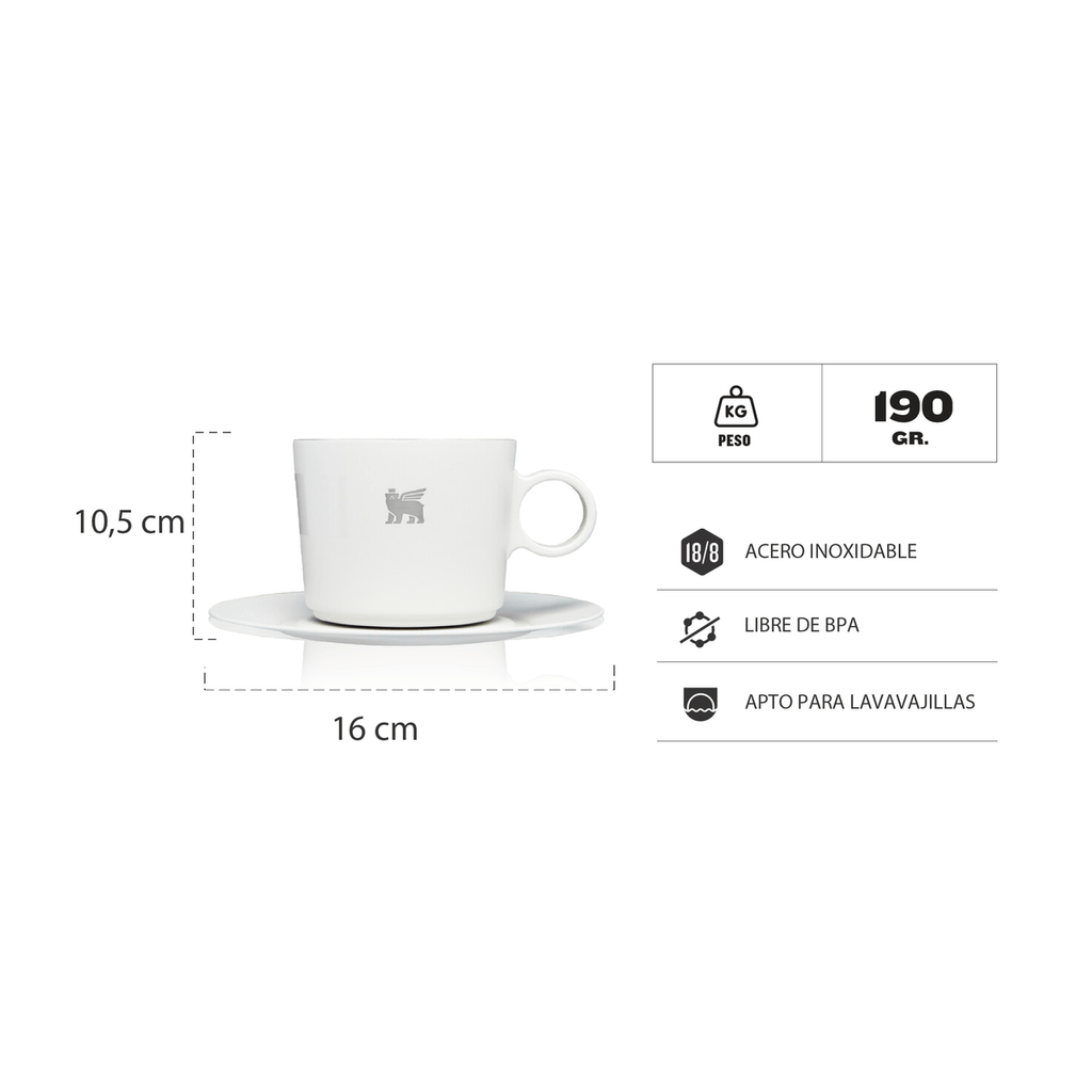 Taza Stanley Daybreak Cup + Plato | 192 ml