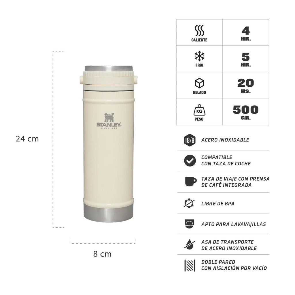 Cafetera de Viaje Stanley Prensa Francesa | 473 ml