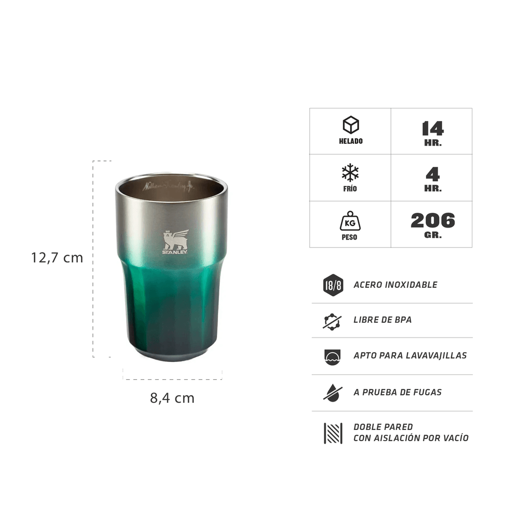 Vaso de Cerveza Stanley The Golden Hour Prismatic | 408 ml