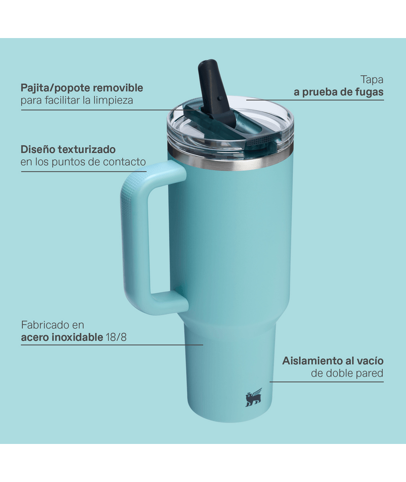 Vaso Stanley Quencher ProTour Flip Straw | 1.18 L