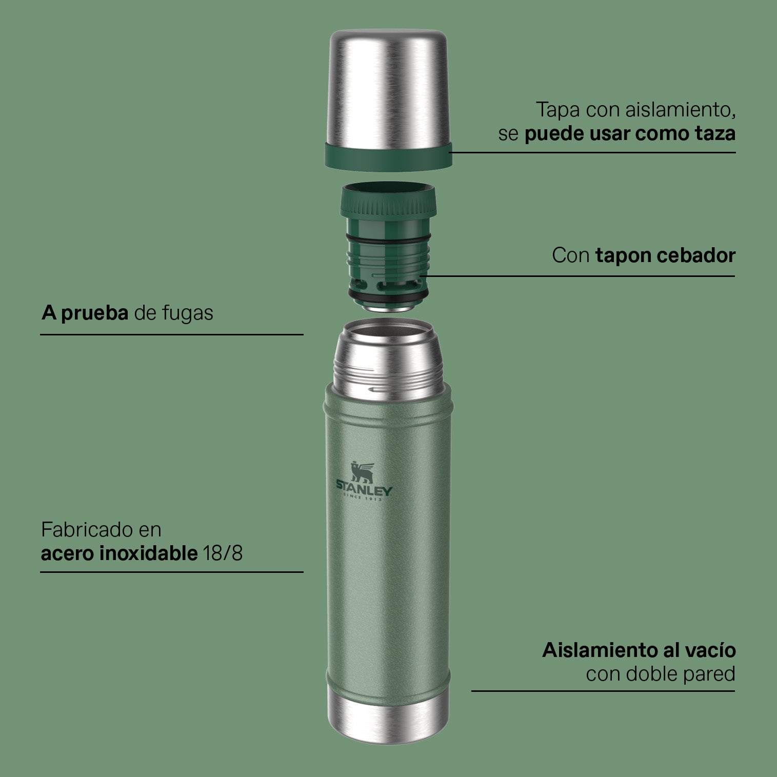 Termo Stanley Classic | 591 ml