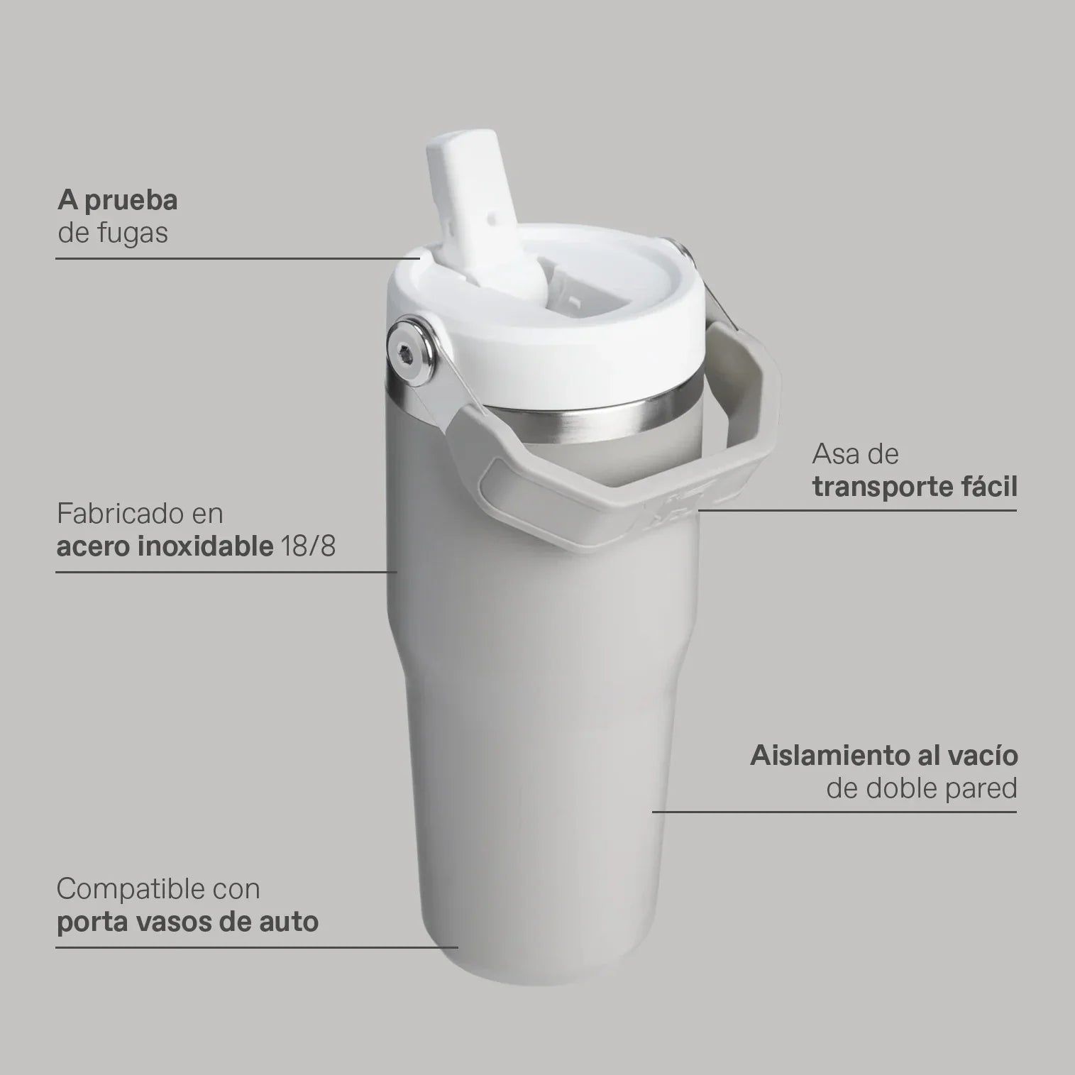 Botella Térmica Stanley Flip Straw Tumbler SportClub | 591 ml
